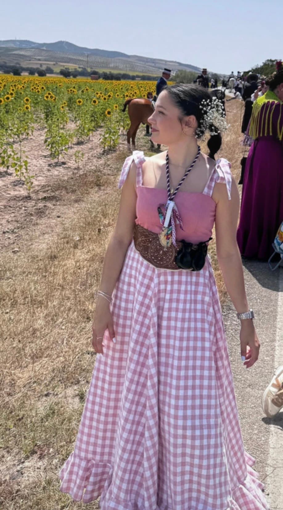 Bata romera de cuadros - Foto 1